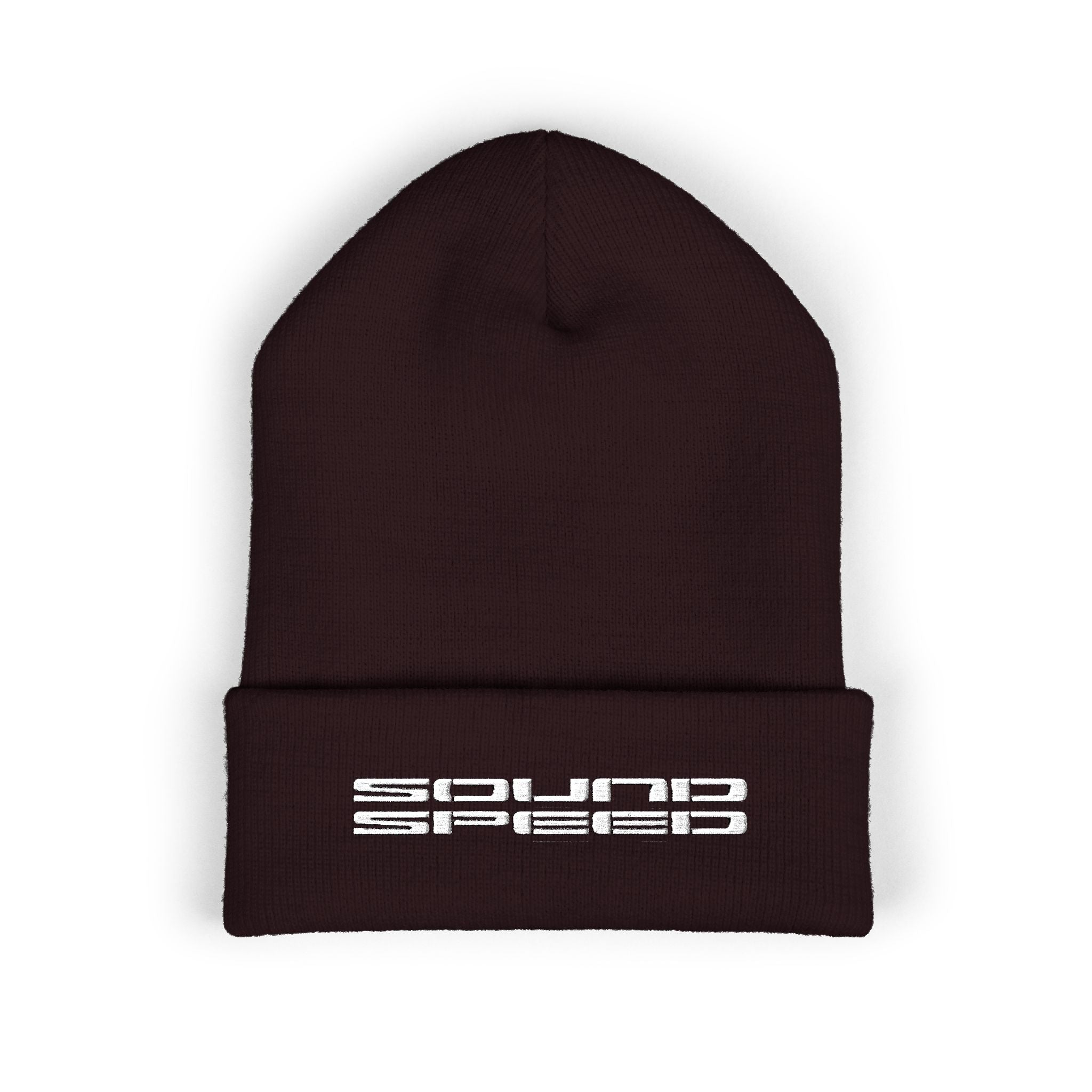 Classic Cuffed Beanie — Embroidered 'Squad' Logo Knit Hat