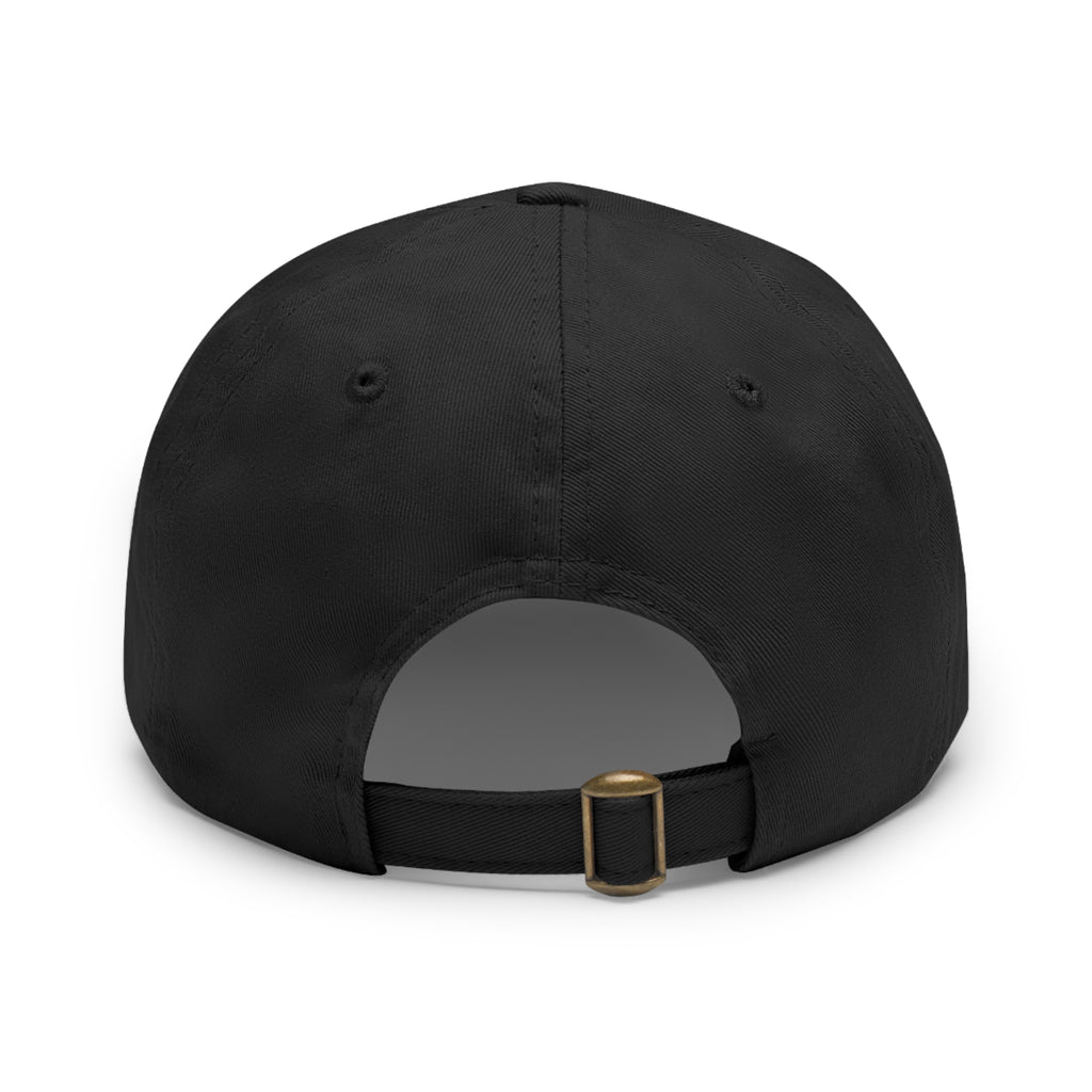 Vintage Racing Dad Hat — Leather Patch “Sound Speed” Baseball Cap