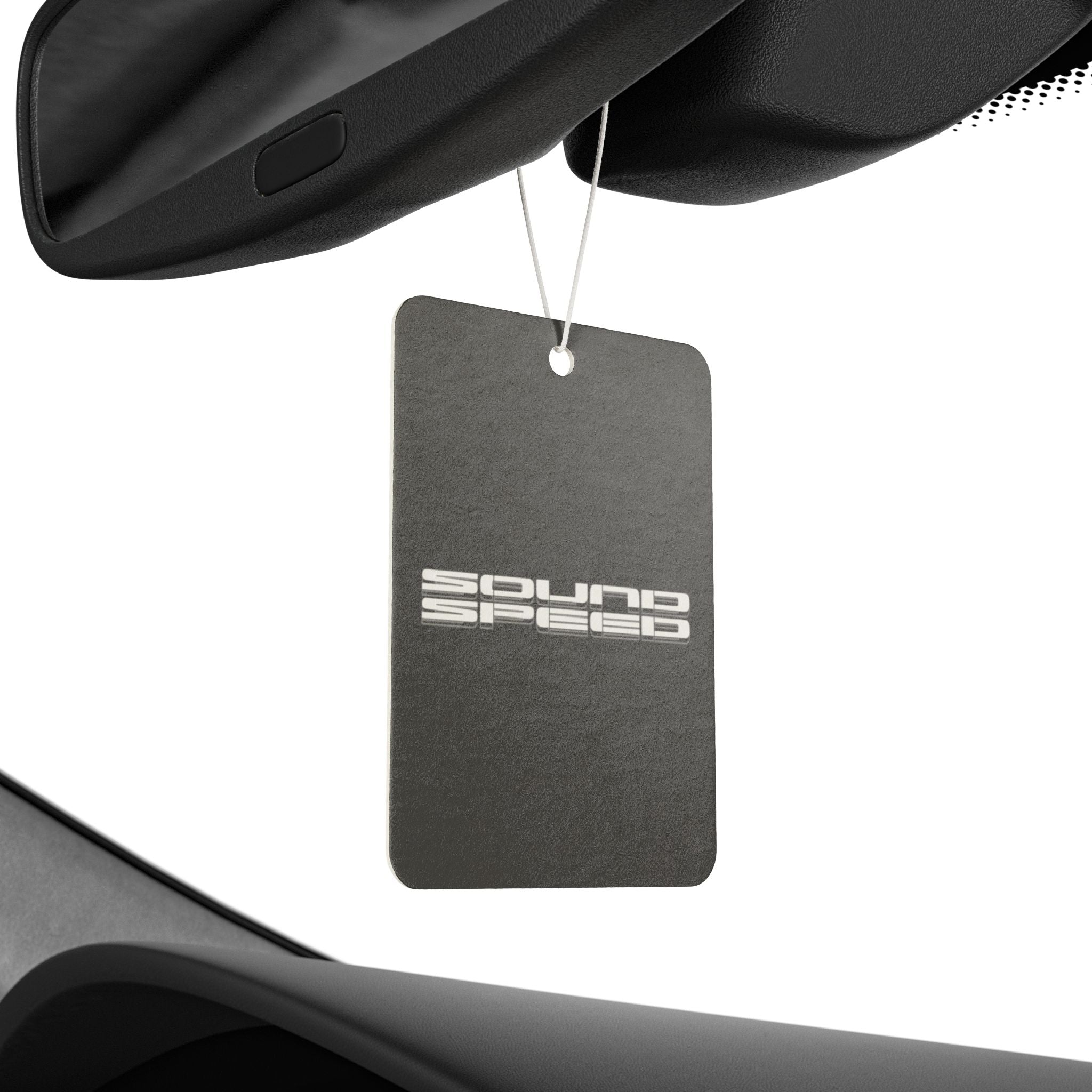 Car Air Freshener — 'Sound Speed' Black Retro Logo Scent