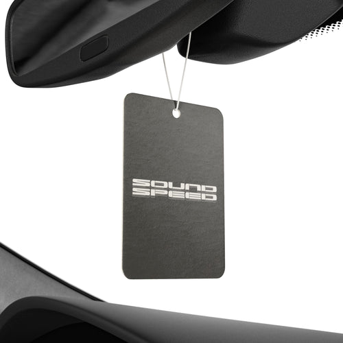 Car Air Freshener — 'Sound Speed' Black Retro Logo Scent