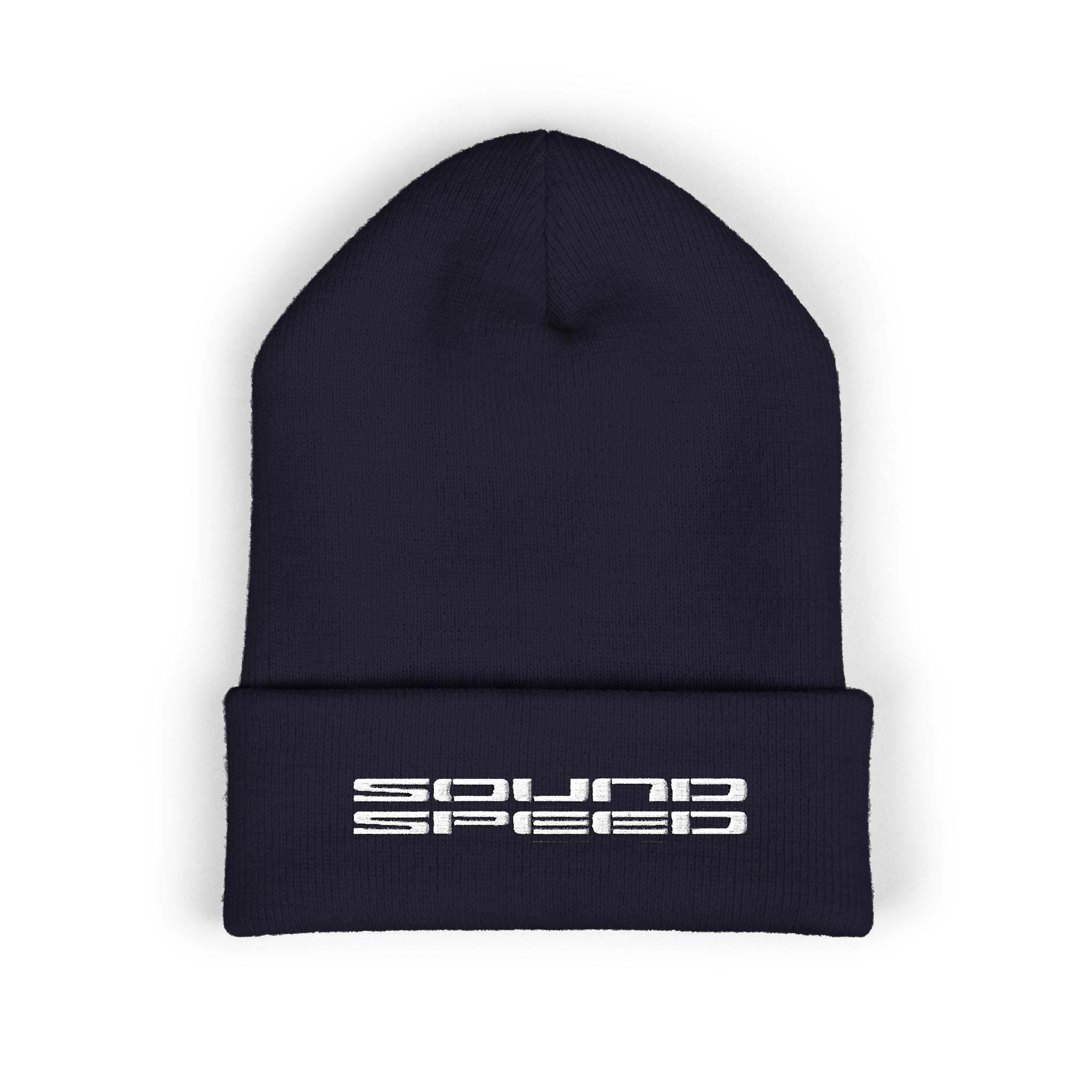 Classic Cuffed Beanie — Embroidered 'Squad' Logo Knit Hat