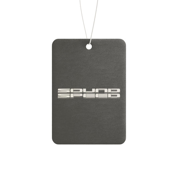 Car Air Freshener — 'Sound Speed' Black Retro Logo Scent