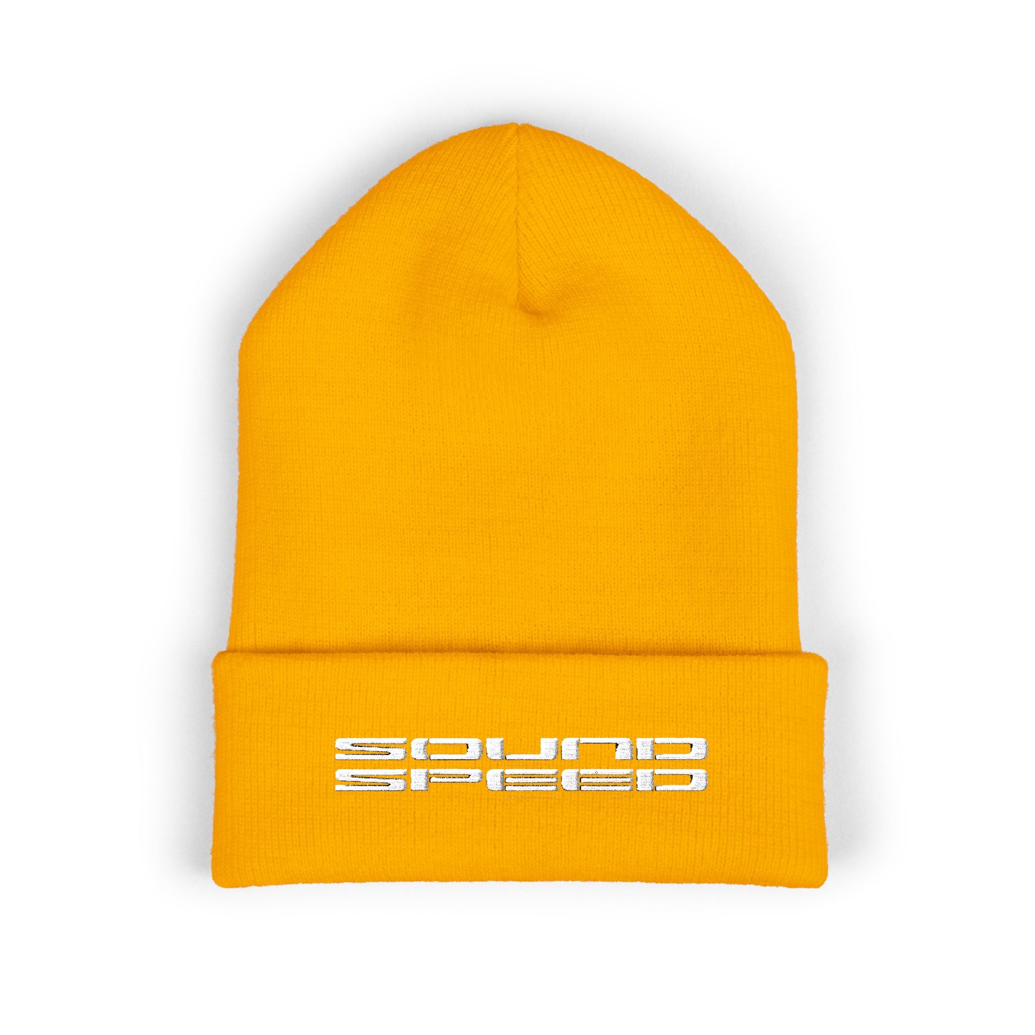 Classic Cuffed Beanie — Embroidered 'Squad' Logo Knit Hat