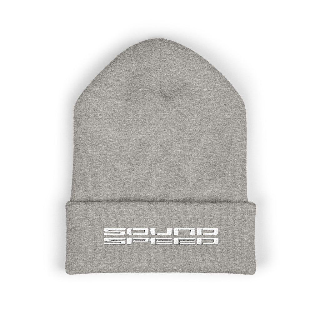 Classic Cuffed Beanie — Embroidered 'Squad' Logo Knit Hat