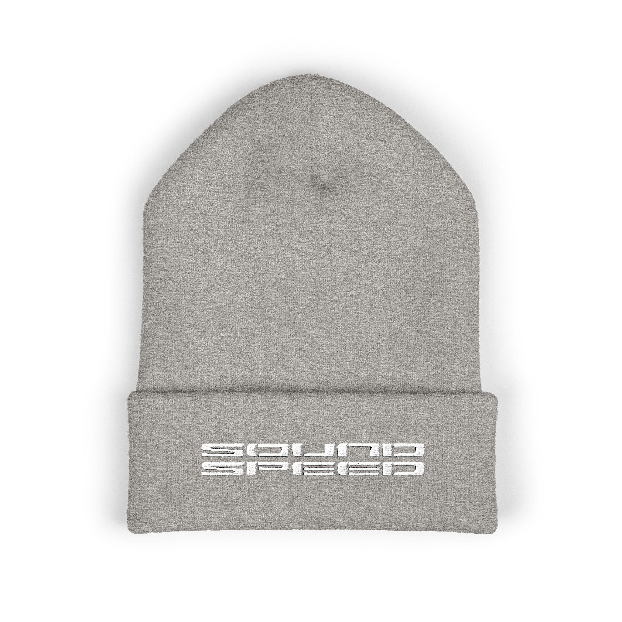 Classic Cuffed Beanie — Embroidered 'Squad' Logo Knit Hat