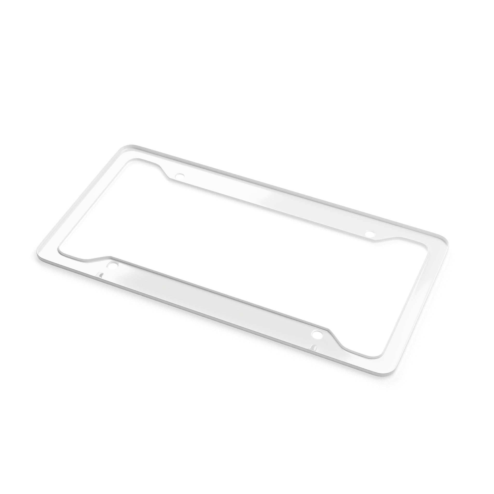 License Plate Frame — Minimal Stainless Steel Car Tag Frame