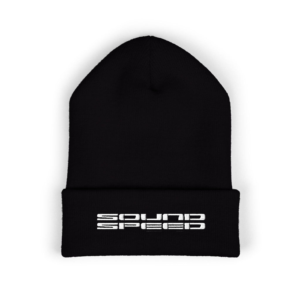 Classic Cuffed Beanie — Embroidered 'Squad' Logo Knit Hat