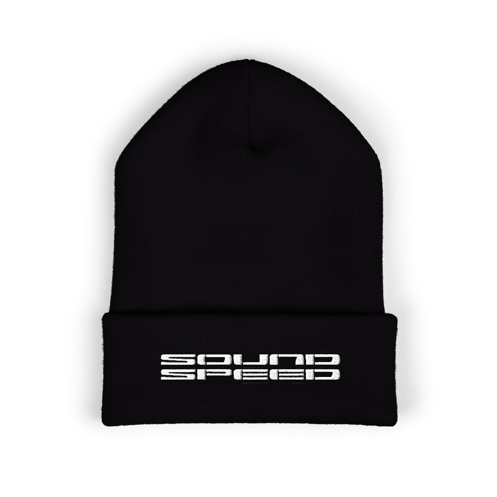 Classic Cuffed Beanie — Embroidered 'Squad' Logo Knit Hat