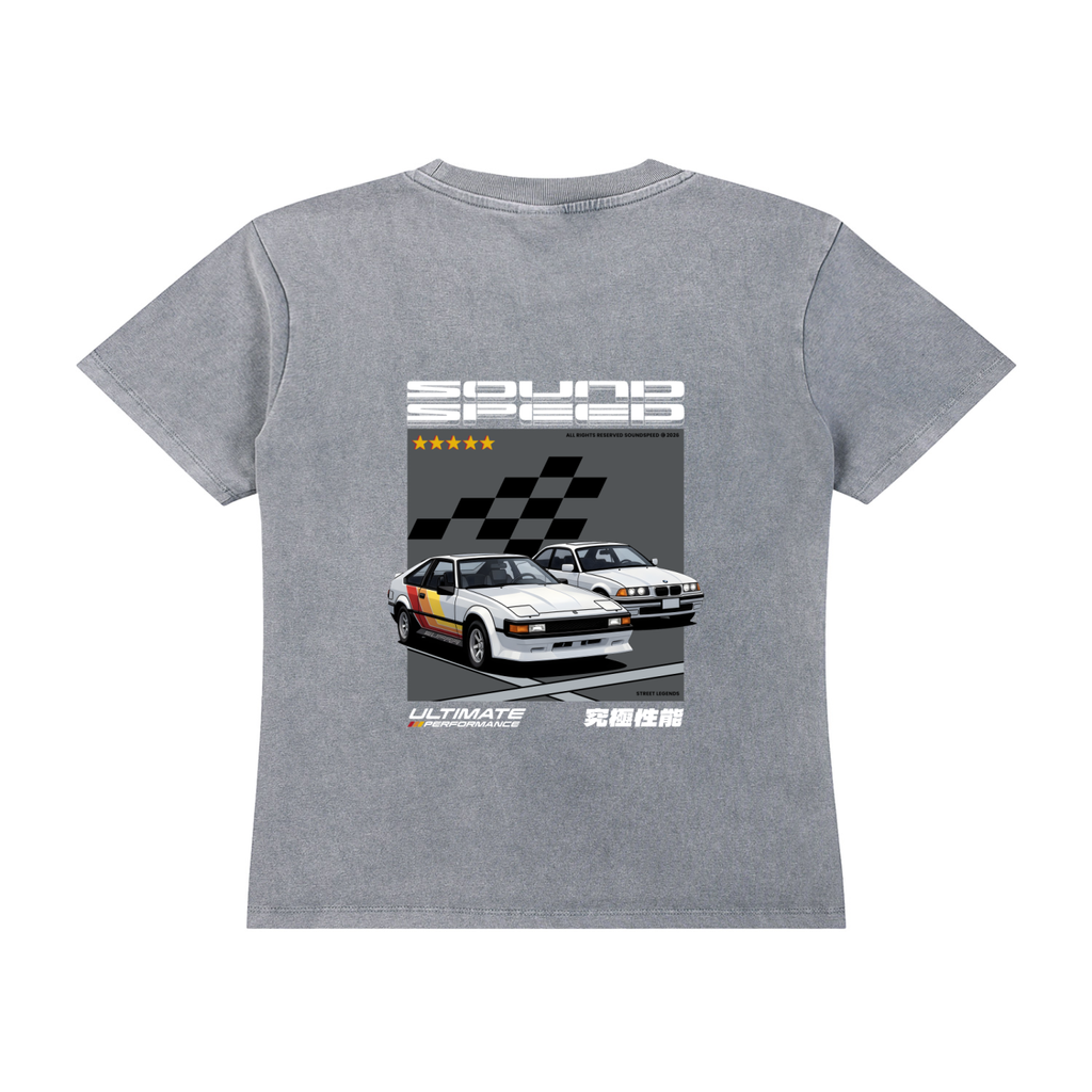 Series 1 - Women's Vintage Wash Drop Shoulder T-shirt