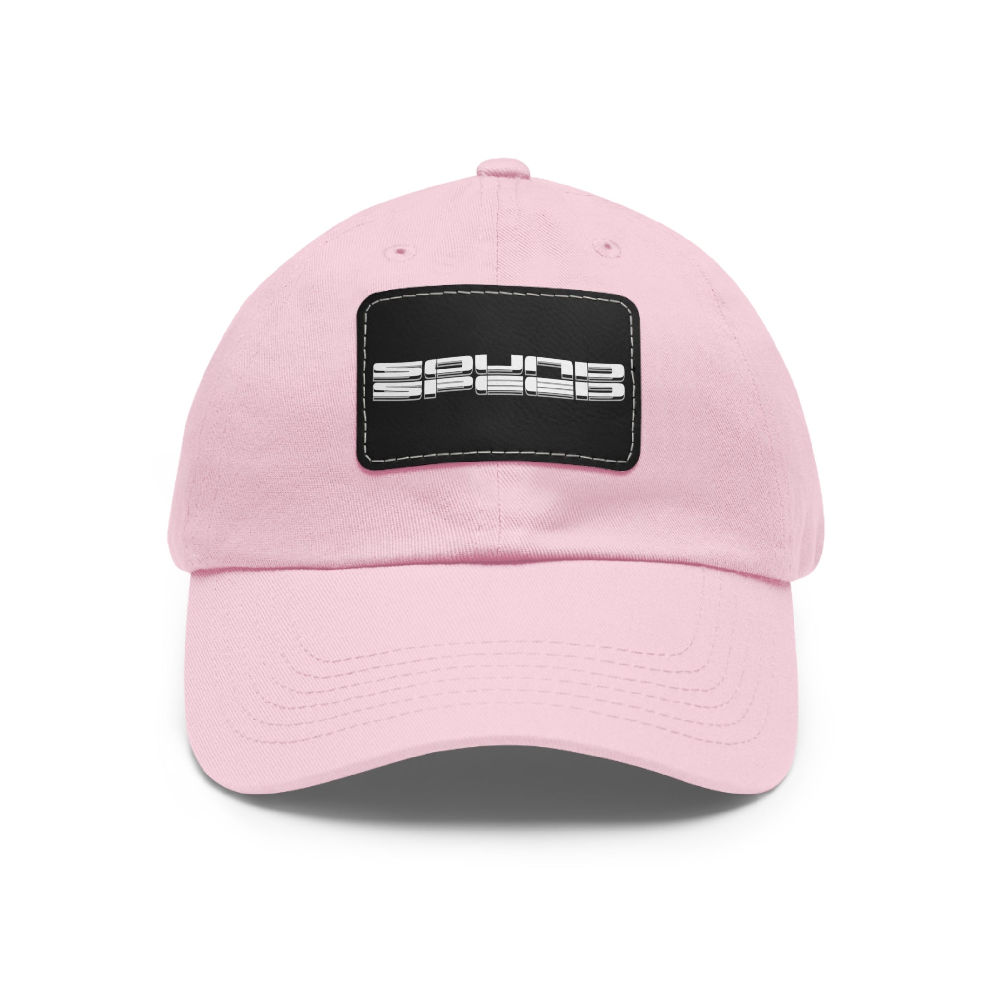 Vintage Racing Dad Hat — Leather Patch “Sound Speed” Baseball Cap