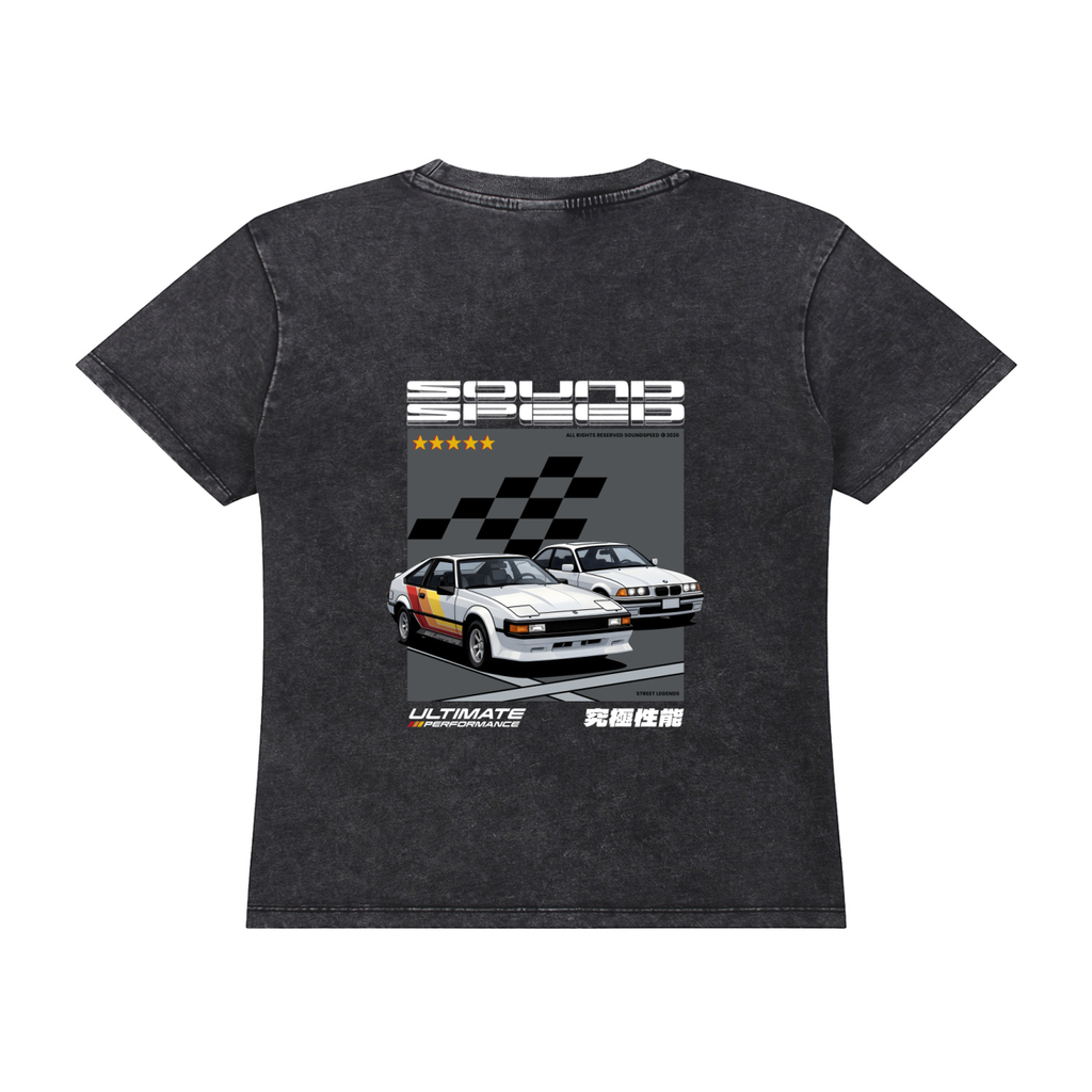 Series 1 - Women's Vintage Wash Drop Shoulder T-shirt