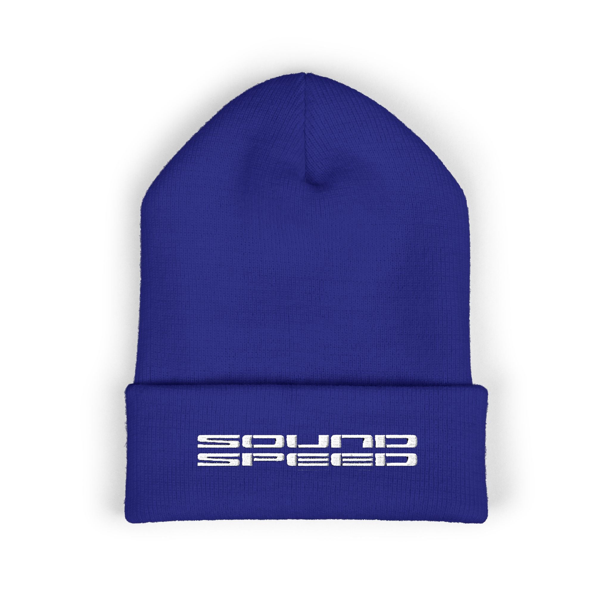 Classic Cuffed Beanie — Embroidered 'Squad' Logo Knit Hat
