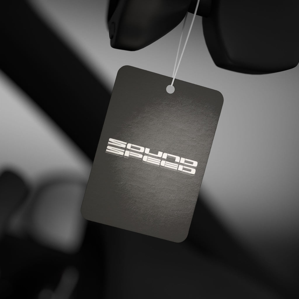 Car Air Freshener — 'Sound Speed' Black Retro Logo Scent